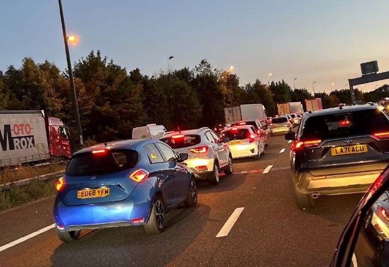 M2 Delays Between Faversham And Sittingbourne Due To Crash And Car Fire