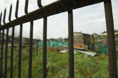 Great South allotments in Magpie Hall Road, Chatham