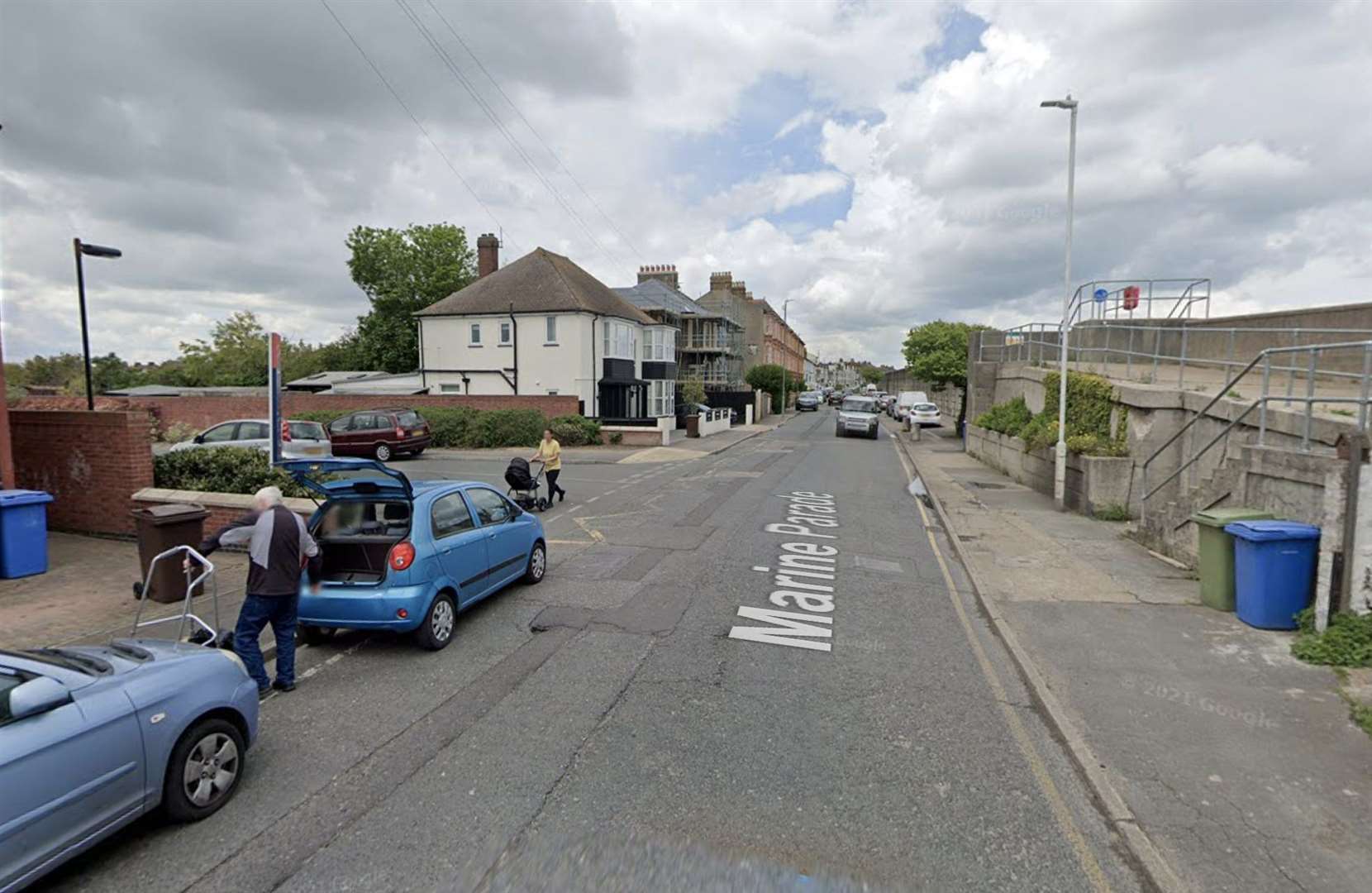The burglary was in Marine Parade, Sheerness, near Oasis Academy. Picture: Google Maps