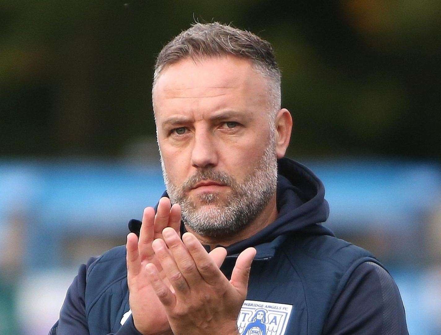 Tonbridge Angels manager Jay Saunders. Picture: David Couldridge