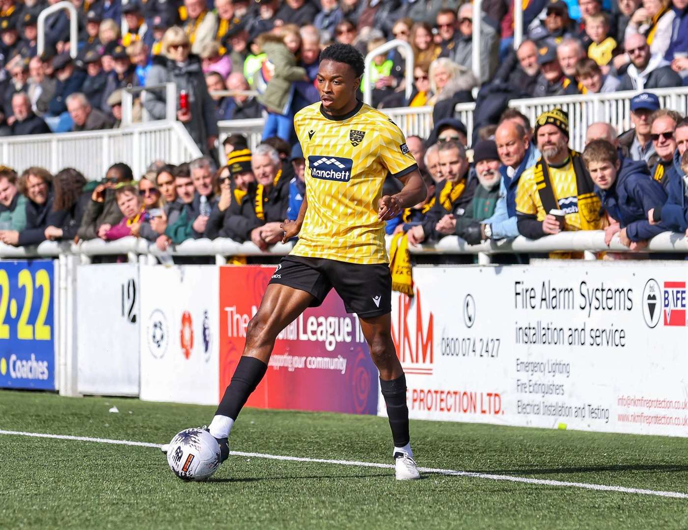 Maidstone United defender Raphe Brown is closing in on a return. Picture: Helen Cooper