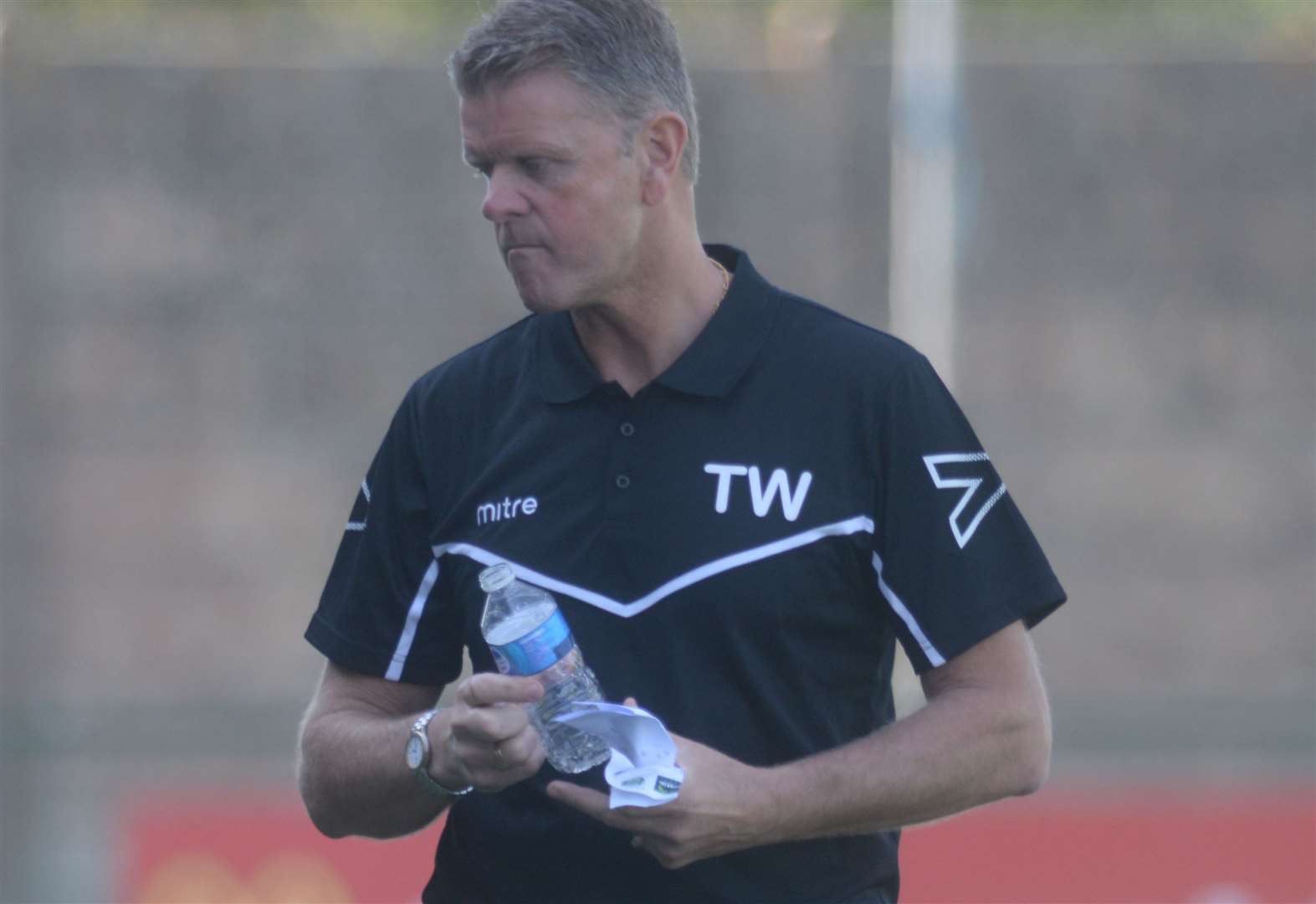 Ashford manager Tommy Warrilow Picture: Chris Davey