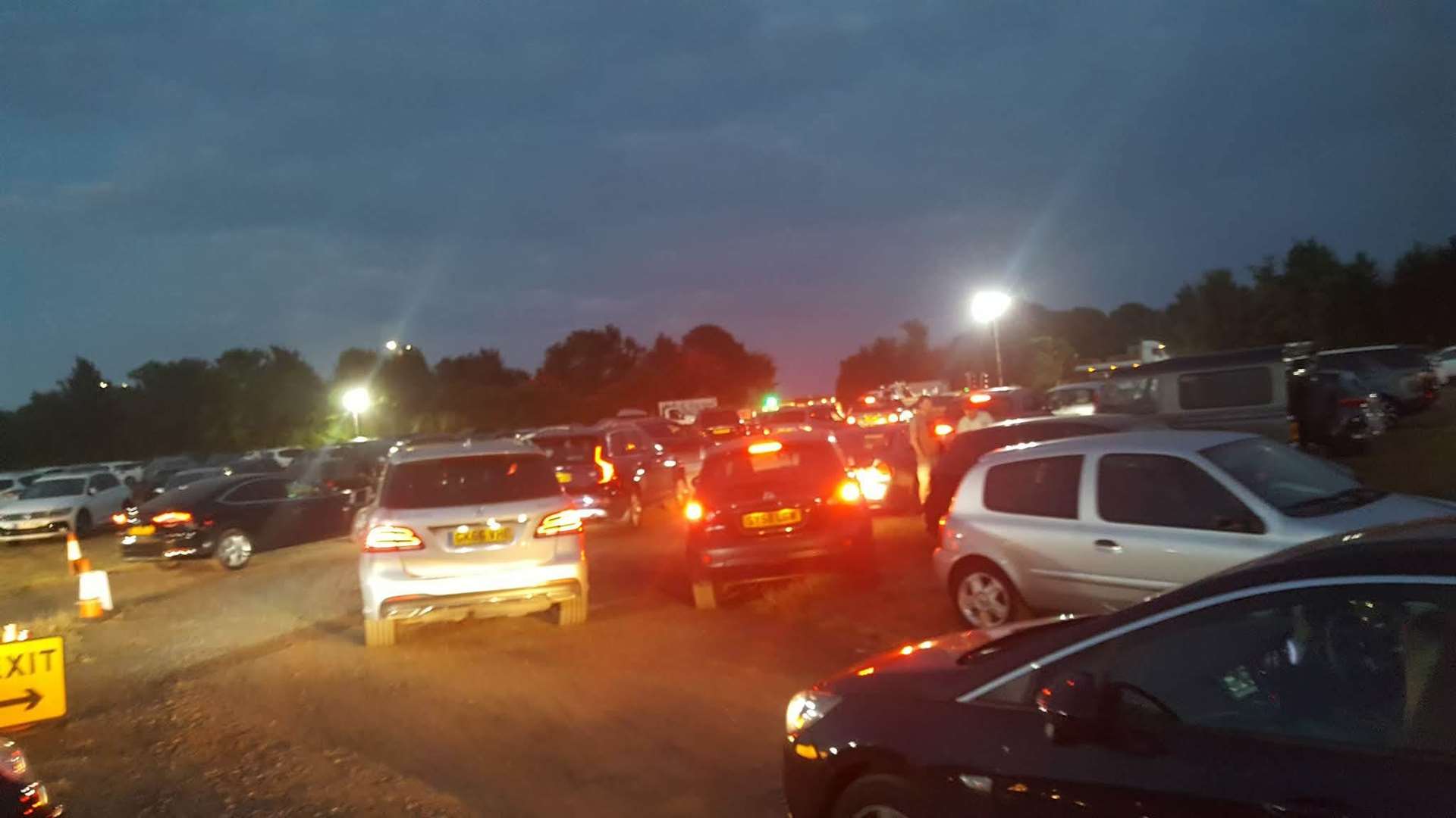 Fans leaving the Kent Showground (3195063)