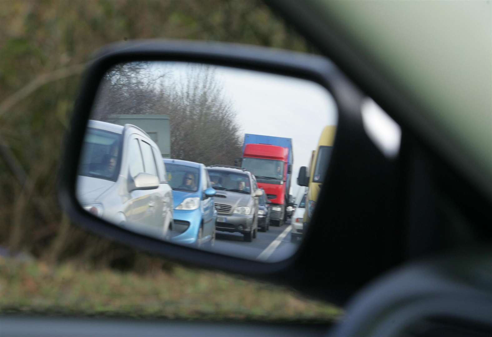 Broken Down Lorry Blocks Traffic Near Blue Bell Hill