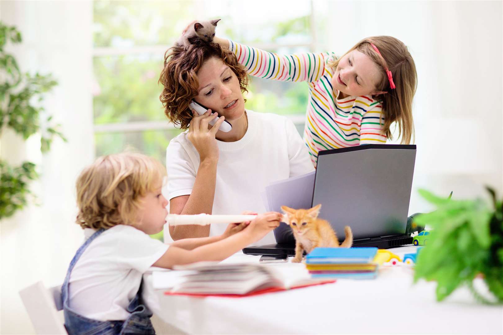 Homeschooling may be back on the cards for parents after the festive break. Stock picture