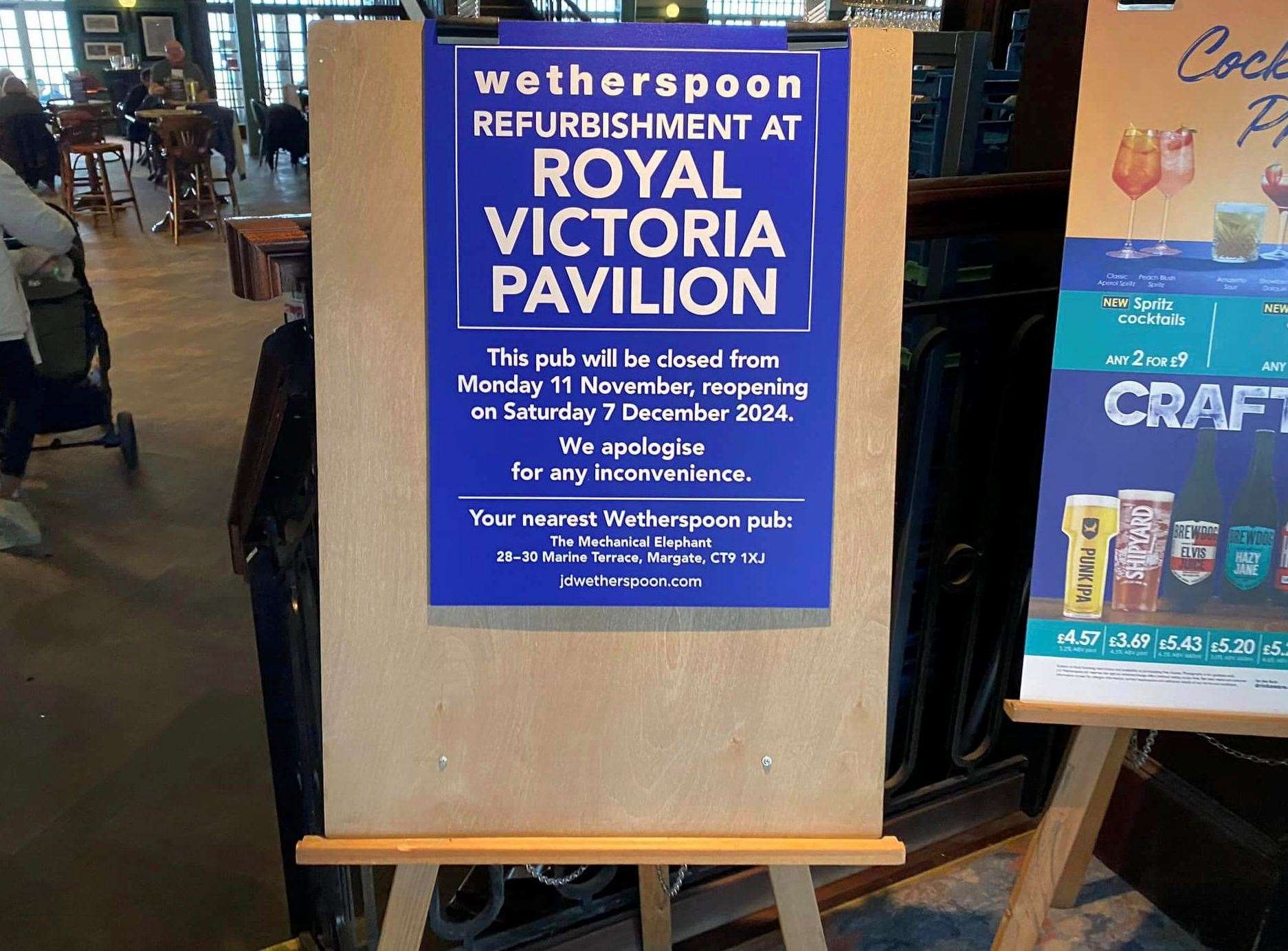 The Royal Victoria Pavilion in Ramsgate is set to shut for a refurbishment. Photo: Matt Lynch