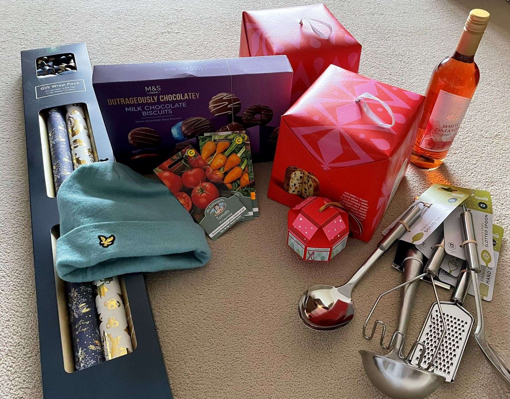 My Chirstmas haul - but only some of it was from Sittingbourne High Street. Picture: Joe Crossley