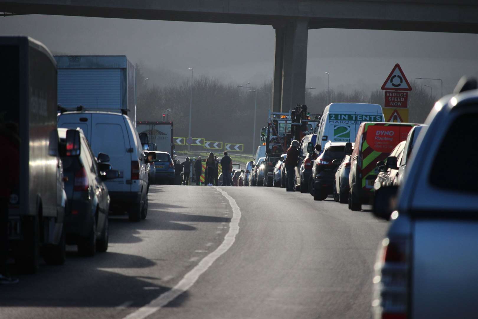 Tailbacks on the A249 at Stockbury are a daily hazard