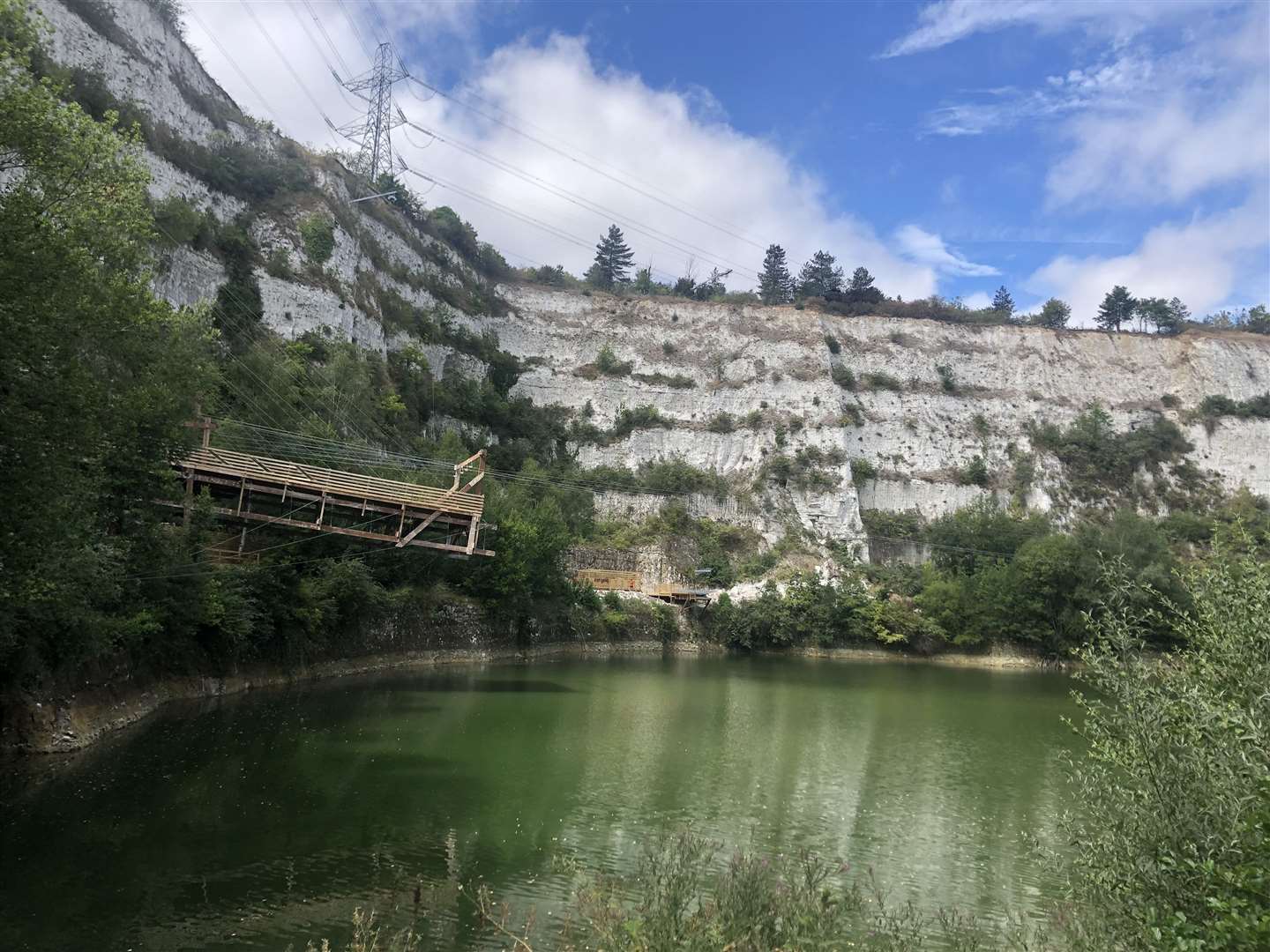 View of the Hangloose Adventure Bluewater set up