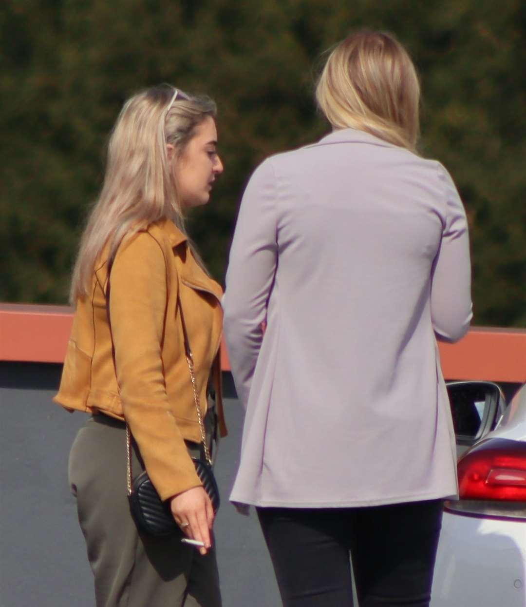 Abigail Wise, left, and Michaela Ridden, both from Sittingbourne, pleaded not guilty to assaulting Jazmin Apps in The Forum shopping centre car park