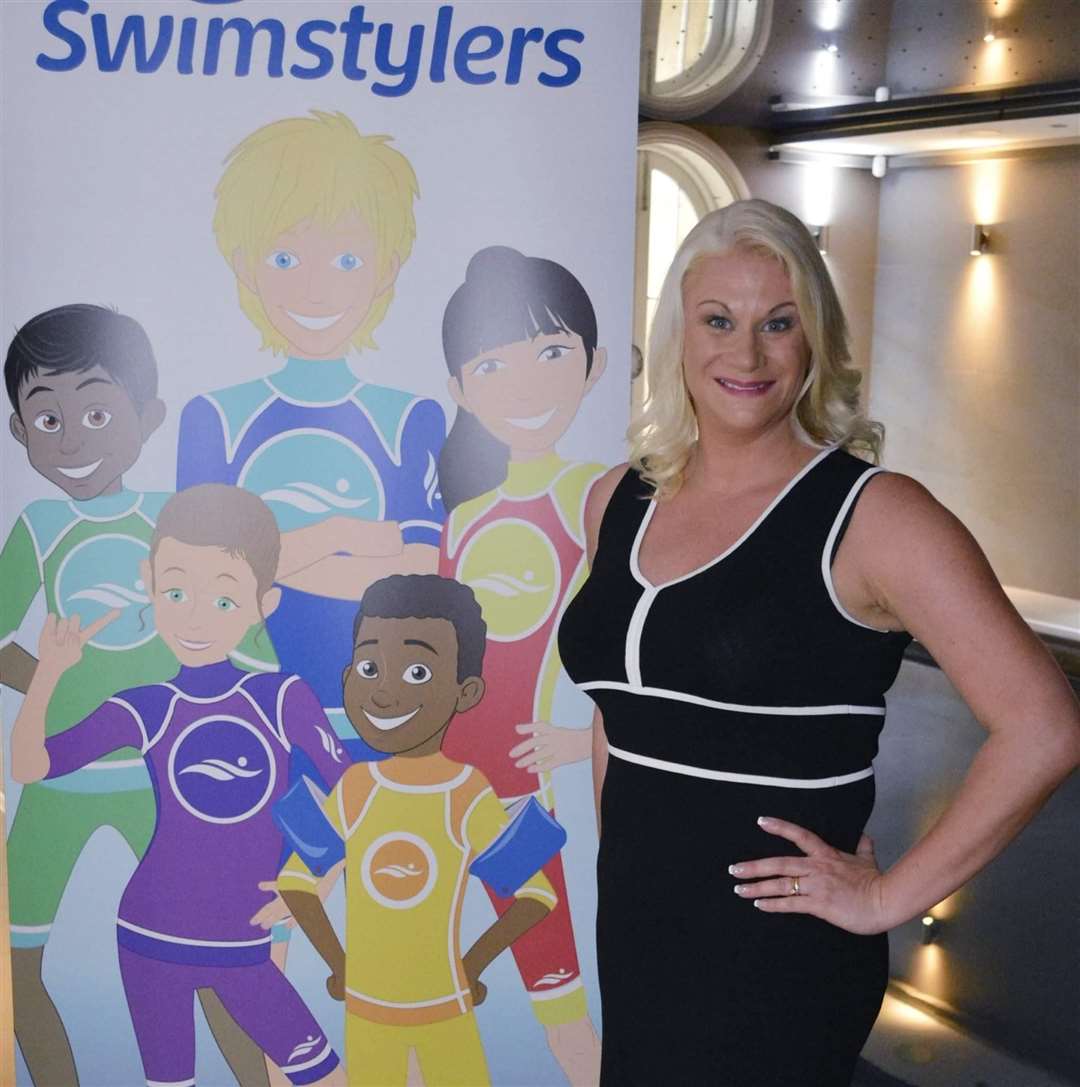 Former international swimmer Angela Wilson, of Angela's Swim School in Dartford, taught Olympic champion Joe Choong from a young age. Photo: Angela's Swim School