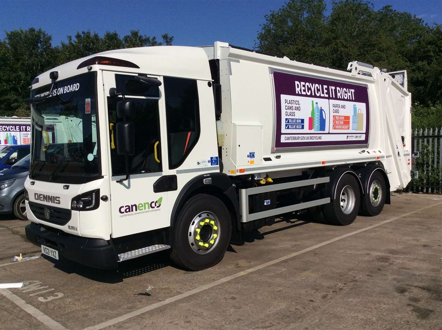 The high tech new bin lorries are going into service