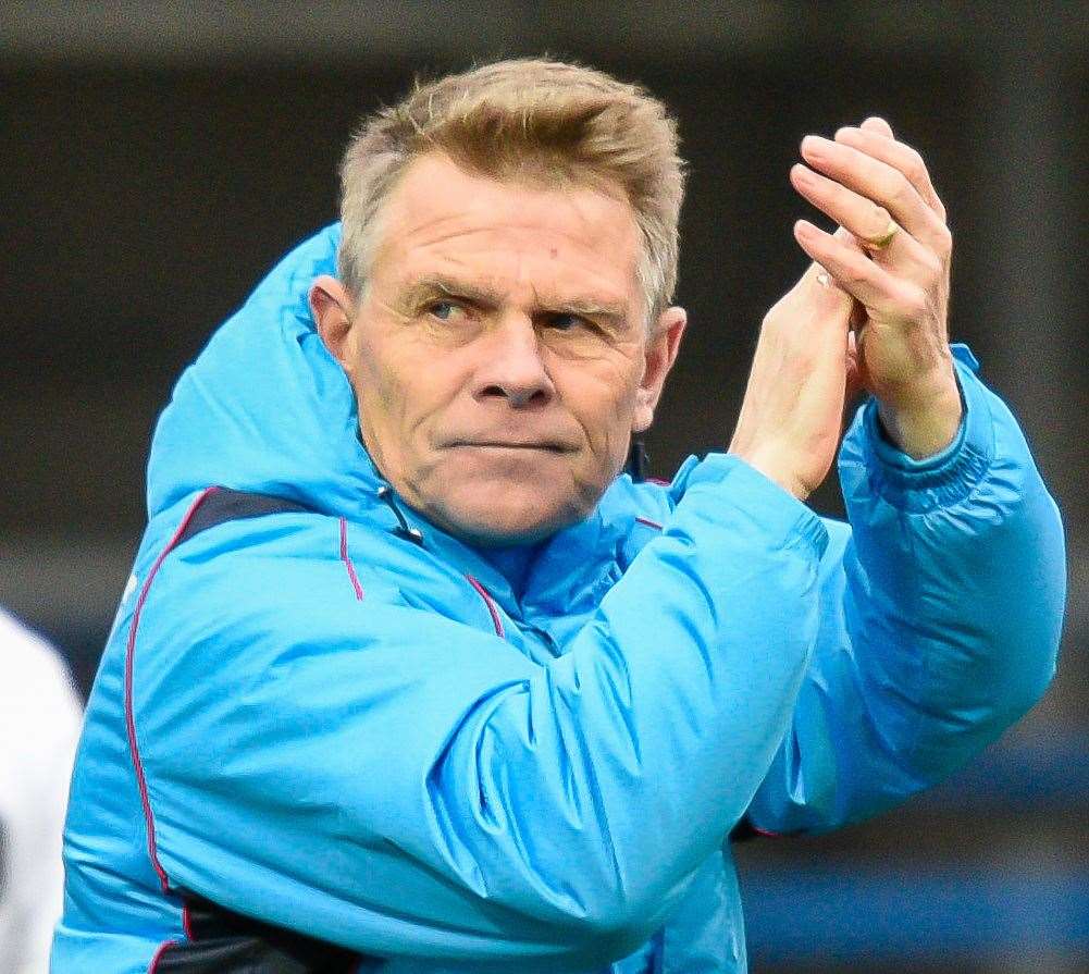 Dover Manager Andy Hessenthaler. Picture: Alan Langley