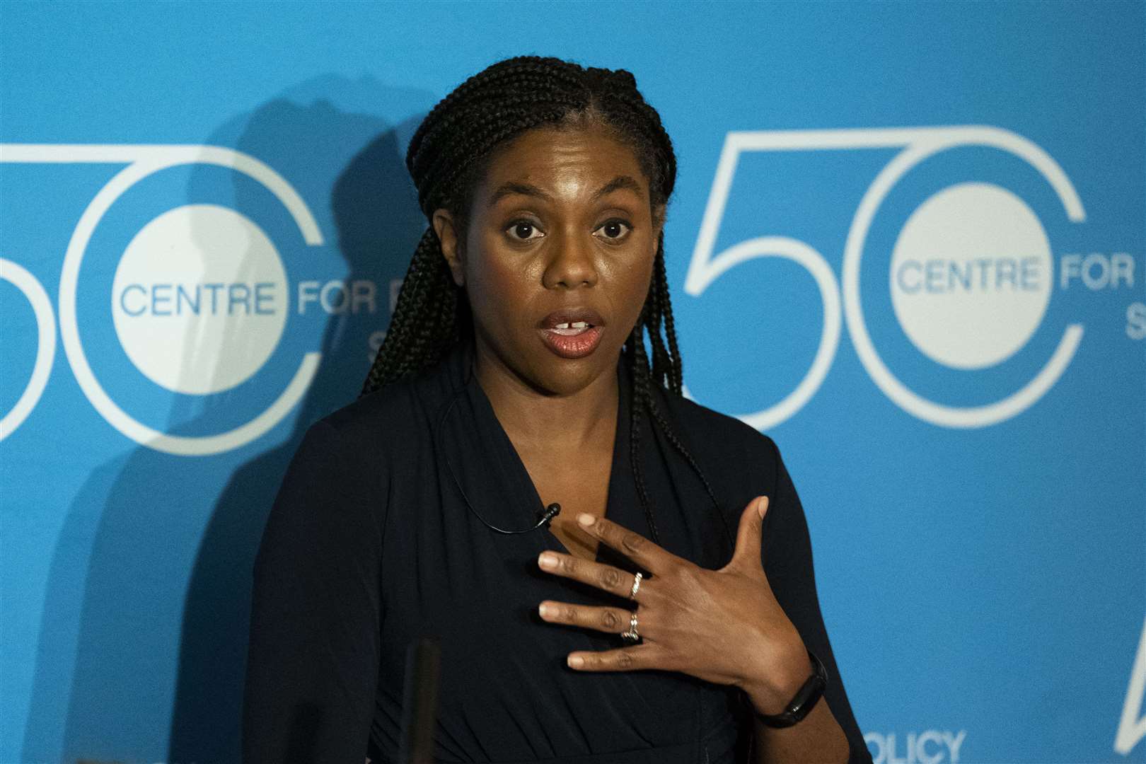 Conservative Party leader Kemi Badenoch has said sandwiches are not “real food” and that she will “not touch bread if it’s moist” (Ben Whitley/PA)