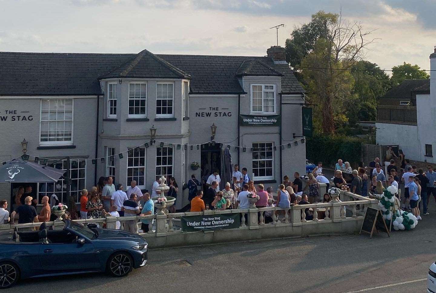 More than 200 people visited The New Stag in Monkton on its opening day. Picture: Jessica Pinder