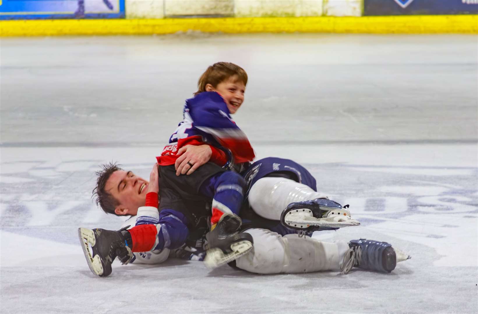 Fun on the ice at Invicta Dynamos last weekend Picture: David Trevallion