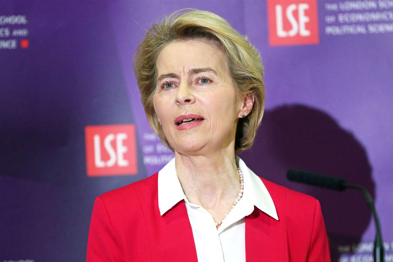 Ursula von der Leyen said the EU was not prepared to compromise on vaccine safety (Yui Mok/PA)