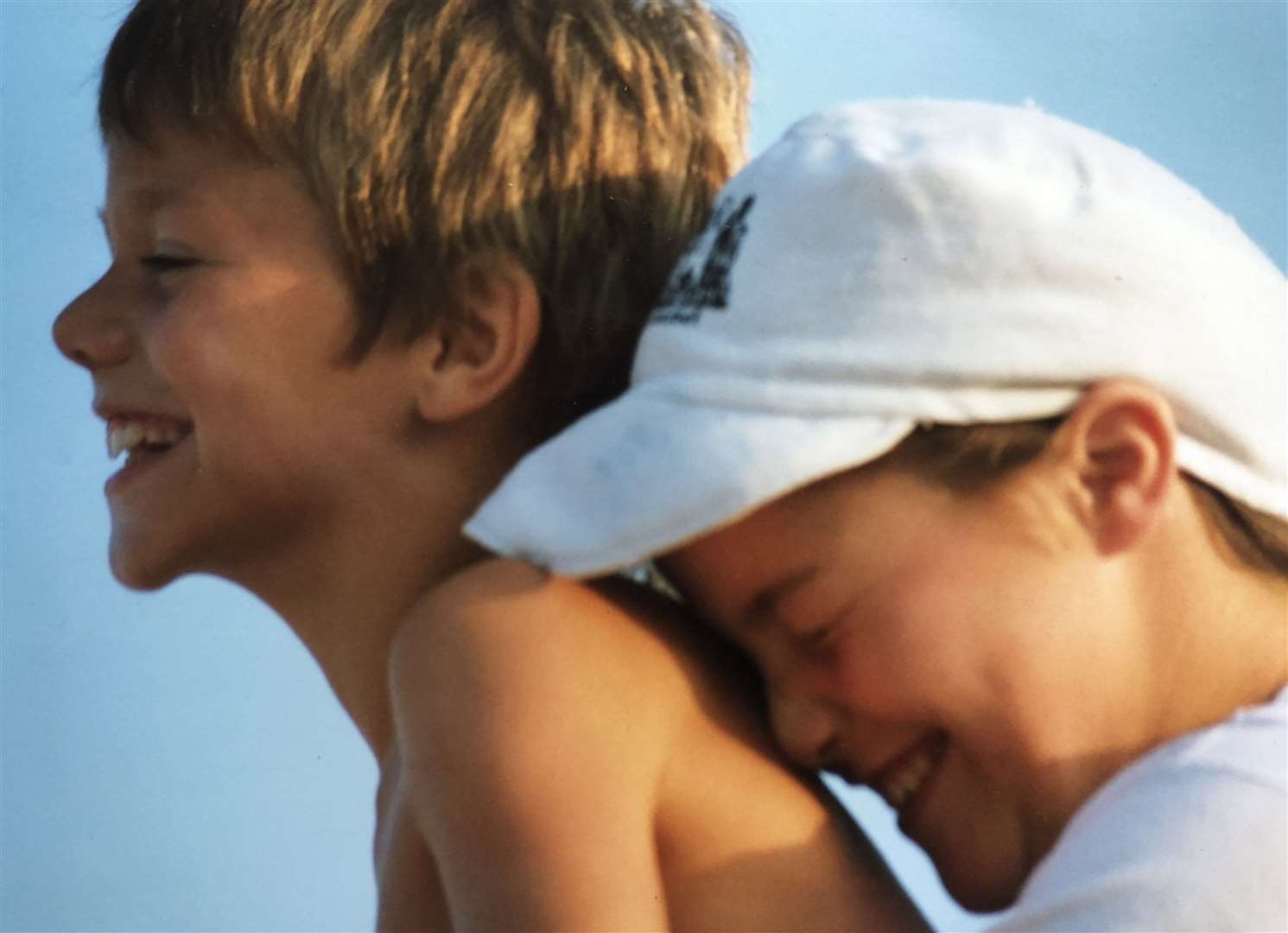 Oliver Devoti and his sister Amelia (Oliver Devoti/PA)