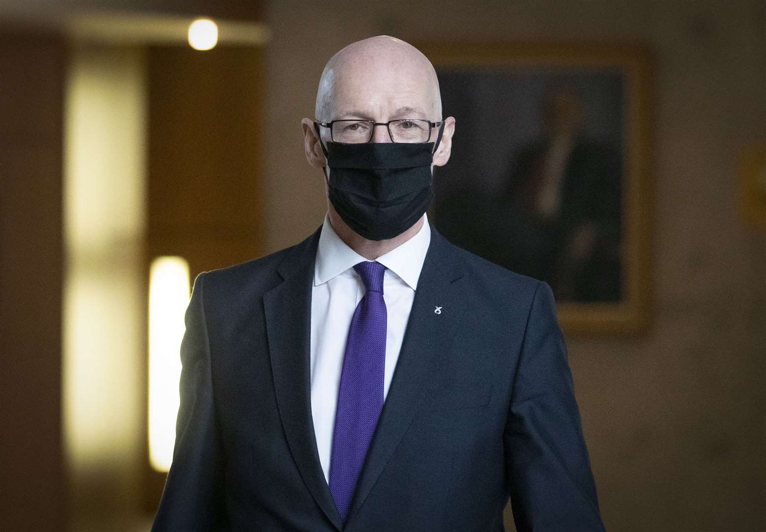 Deputy First Minister John Swinney was said to be ‘mortified’ by a Covid rule error while campaigning (Jane Barlow/PA)