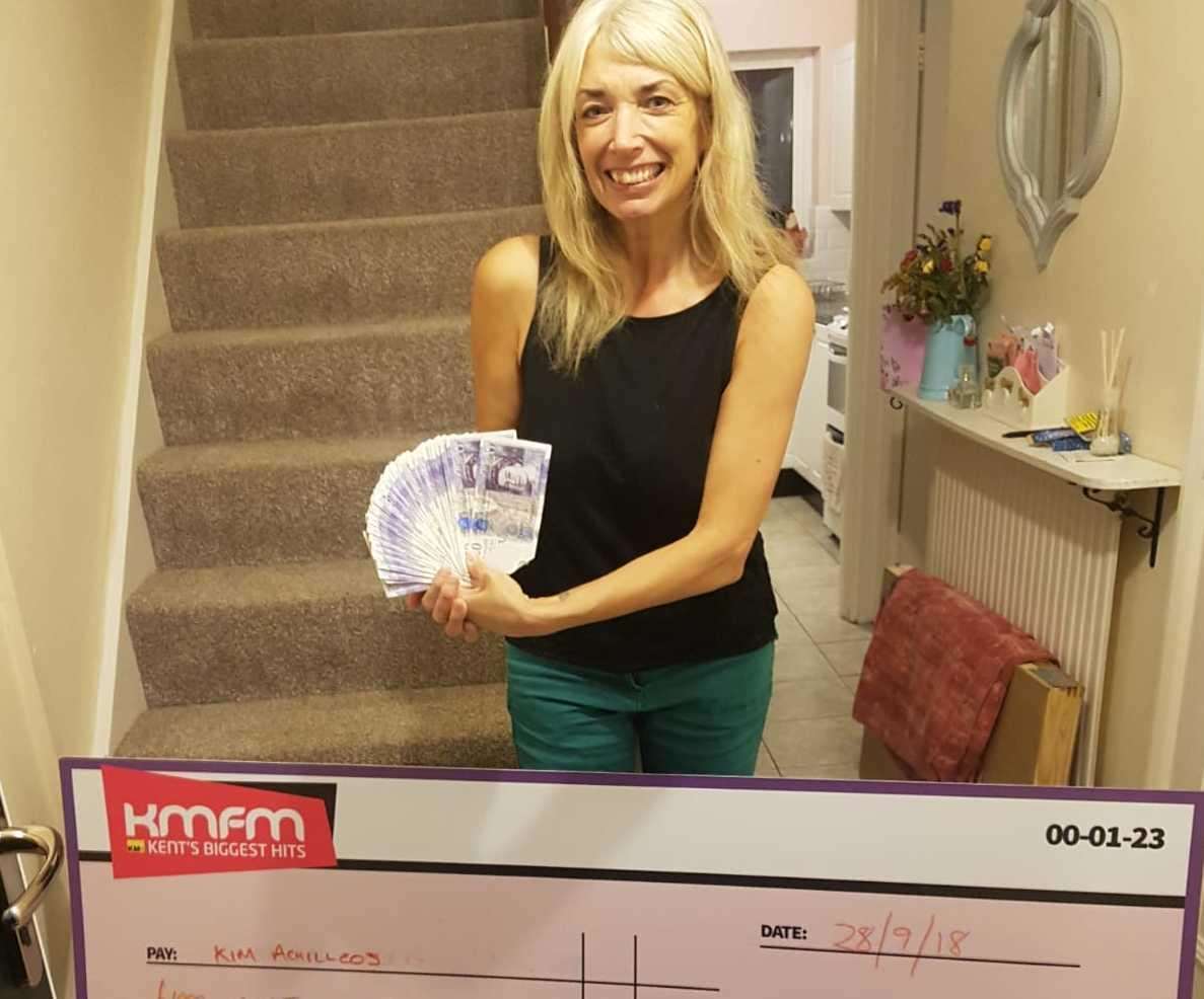 Thousand Pound Friday winner Kim Achilleos