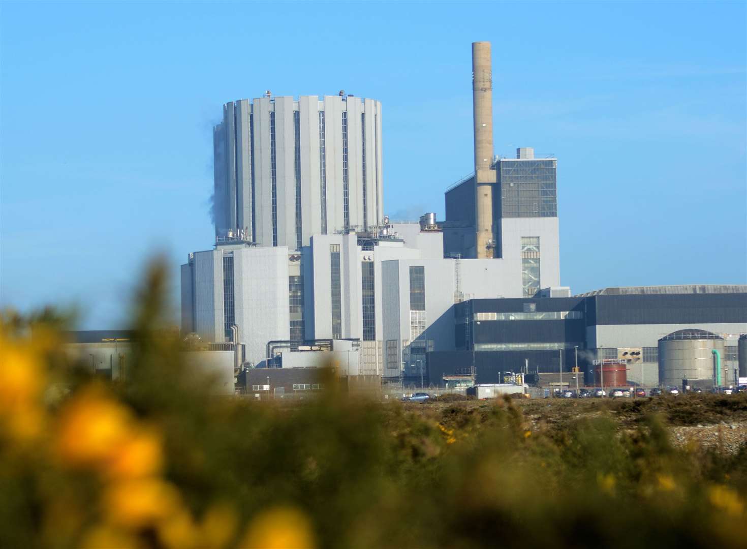 A bag of suspected drugs was found at Dungeness power station