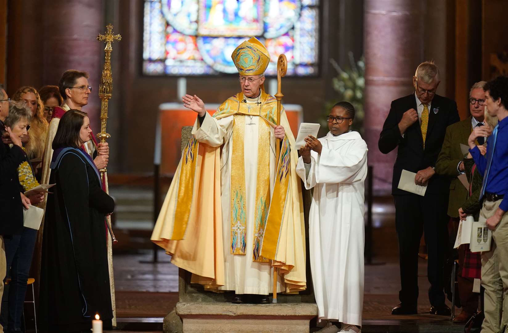 Justin Welby was installed as Archbishop of Canterbury in 2013 (Andrew Matthews/PA)