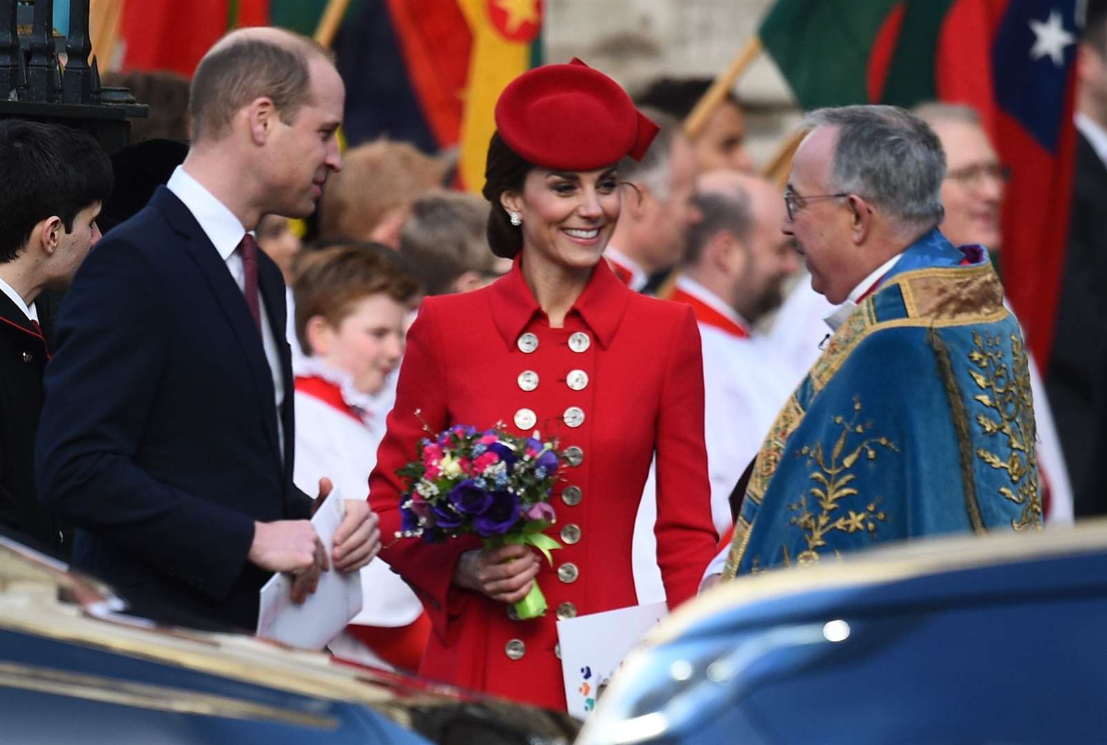 William and Kate at the service in 2019 (Kirsty O’Connnor/PA)