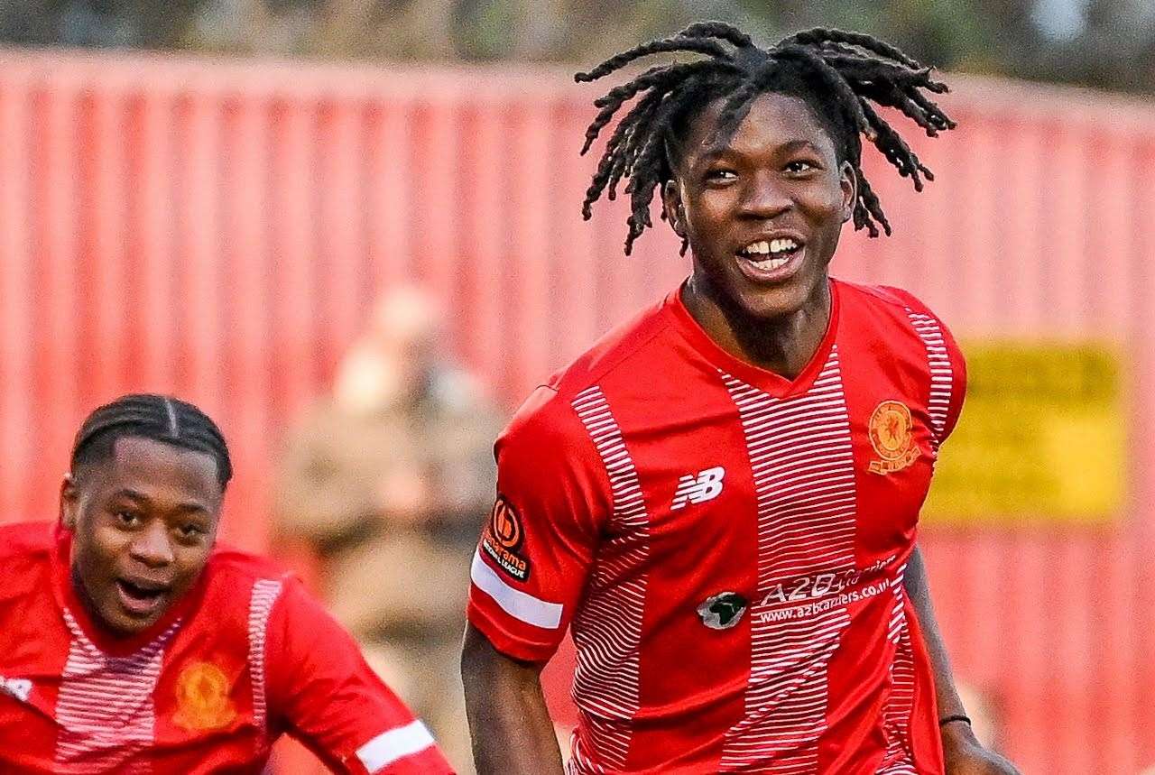 Young forward David Kamara has signed for Peterborough United after earlier interest from Gillingham Picture: Dave Budden