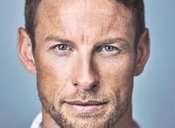Racing driver Jenson Button was plugging his new book at Bluewater