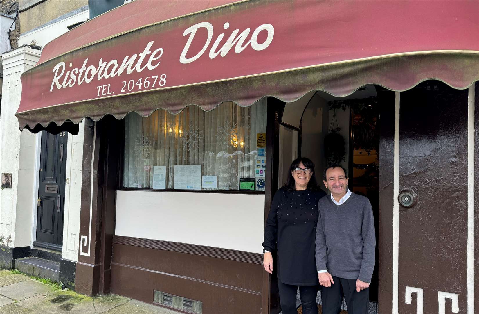 Angelo and Lorna Borrello are retiring from Dino's Restaurant in Dover