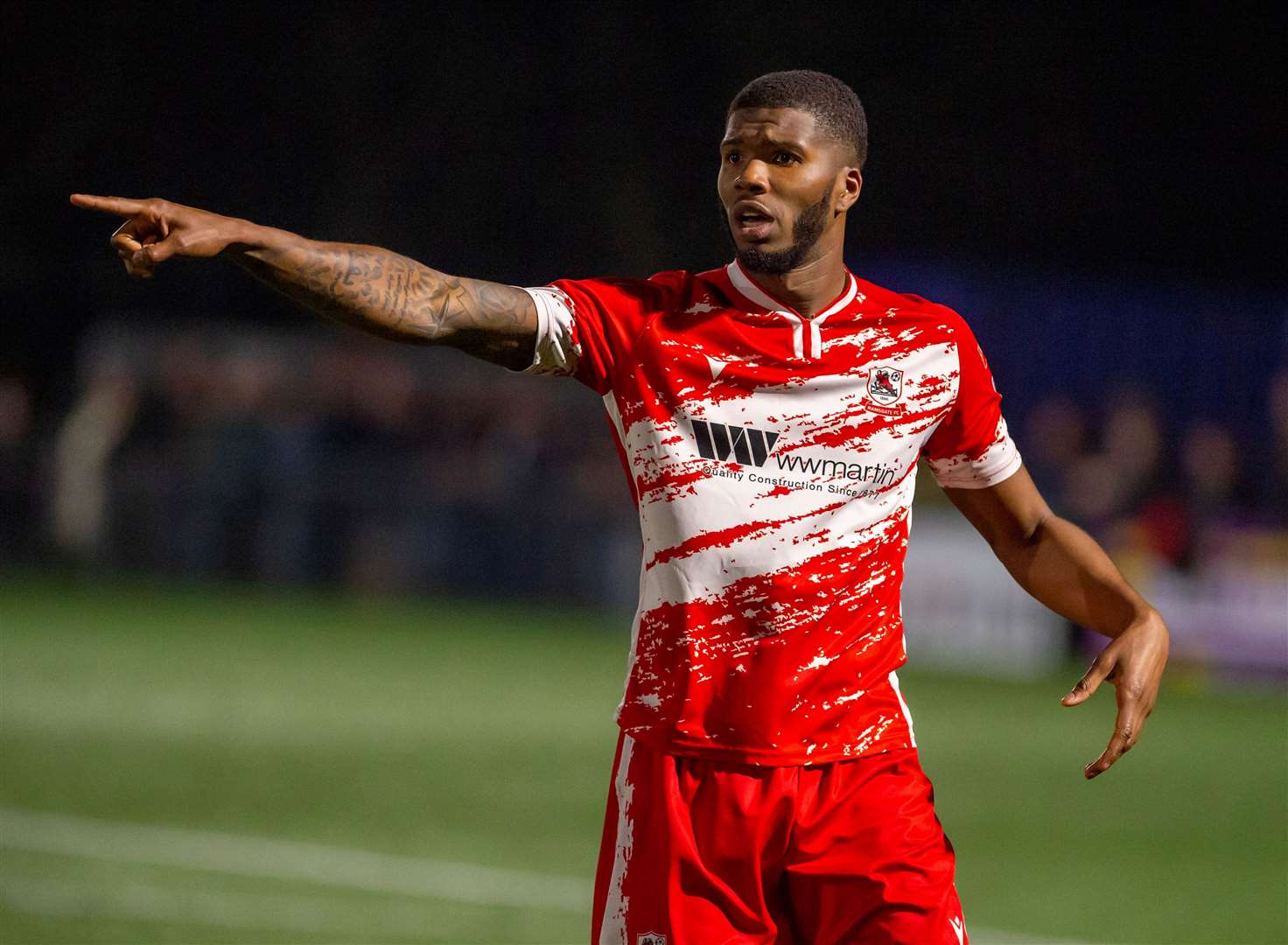 Ramsgate striker Rowan Liburd. Picture: Ian Scammell