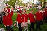 St Georges day parade Gravesend