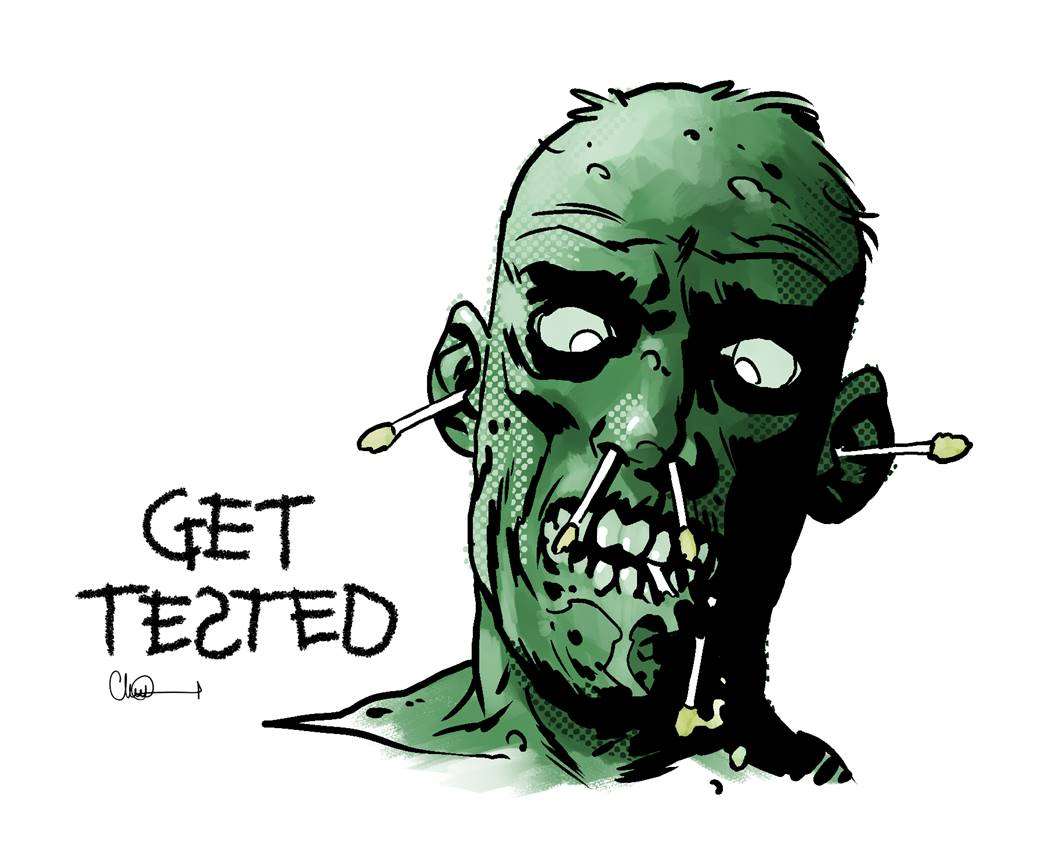 Get tested (Charlie Adlard)