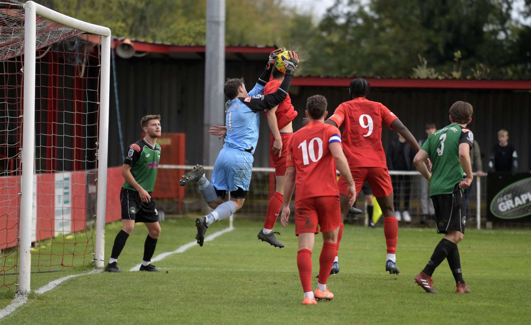 Hythe put Phoenix Sports under pressure. Picture: Barry Goodwin (42535924)