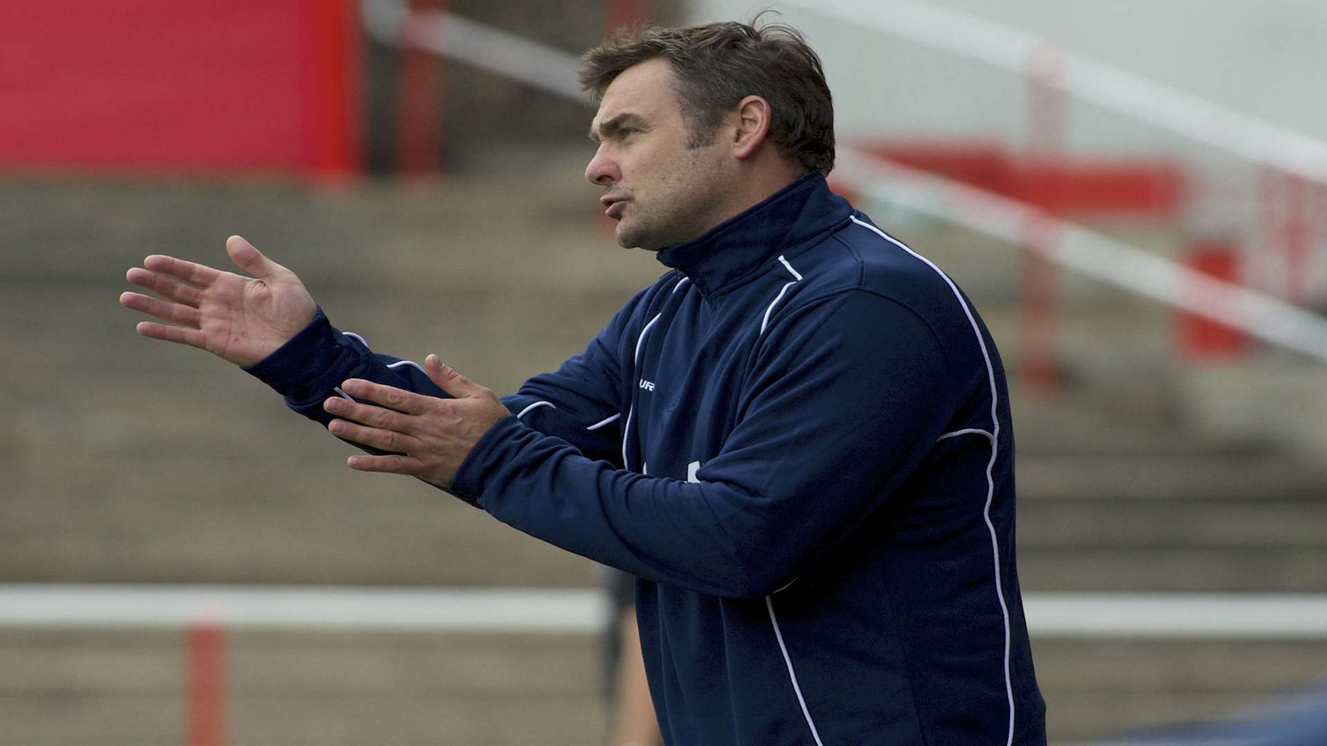 Ebbsfleet United manager Steve Brown Picture: Andy Payton