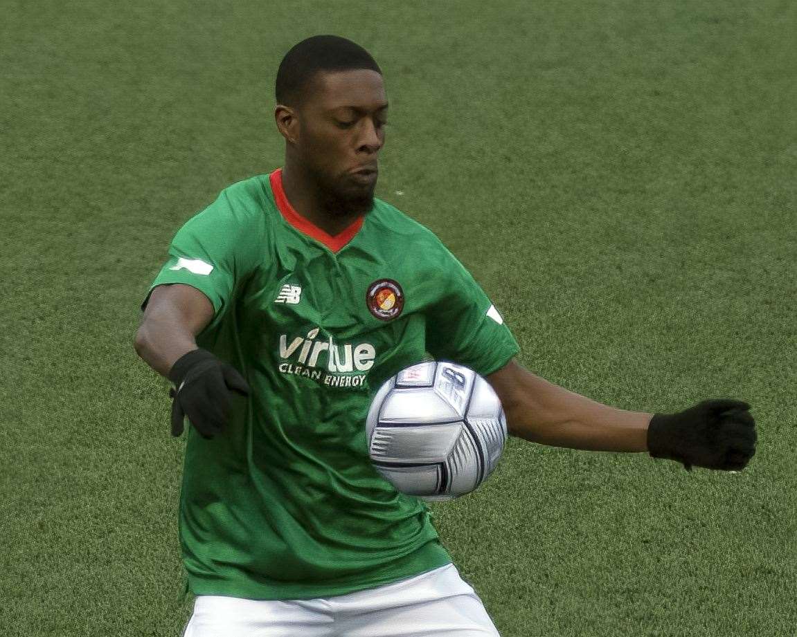 Rakish Bingham is back for Ebbsfleet after missing the last eight games Picture: Ed Miller/EUFC