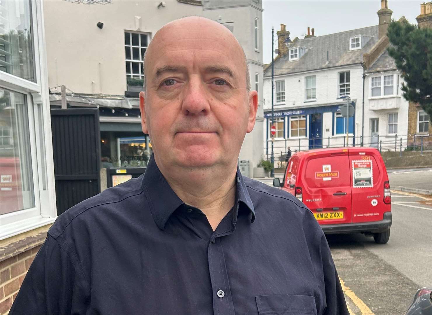 Jonathan Hollow, 57, moved to Whitstable 18 years ago and has confidence in the work of Canterbury City Council