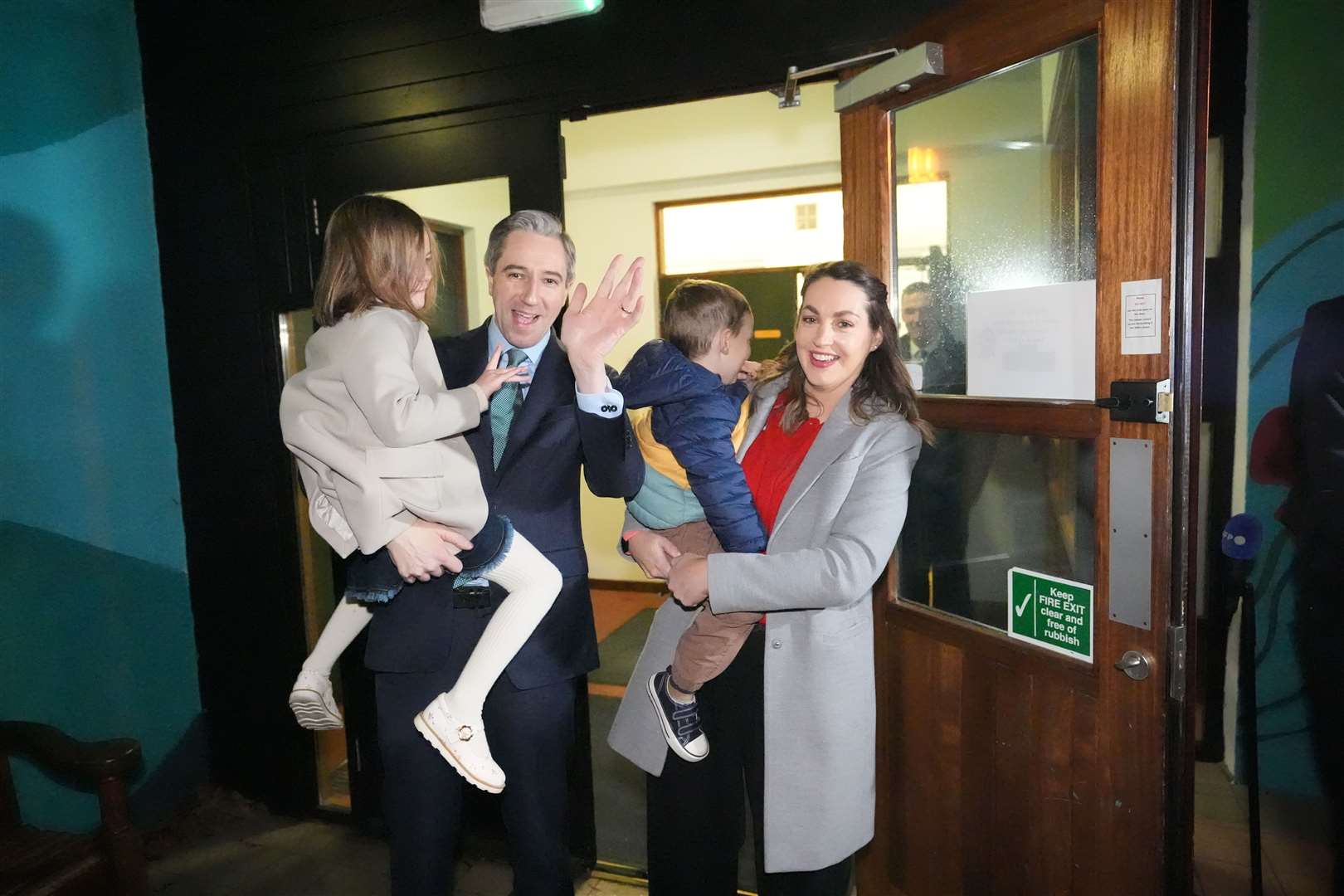 Saoirse is five years old while Cillian is aged three (Niall Carson/PA)