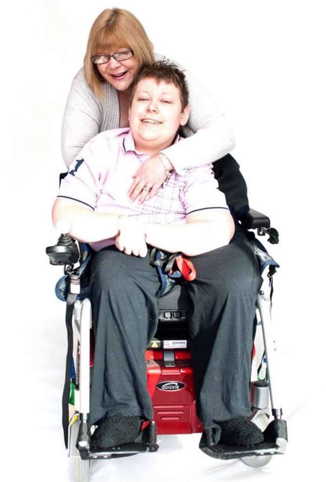 Charlie Owens with his late mum Sonia