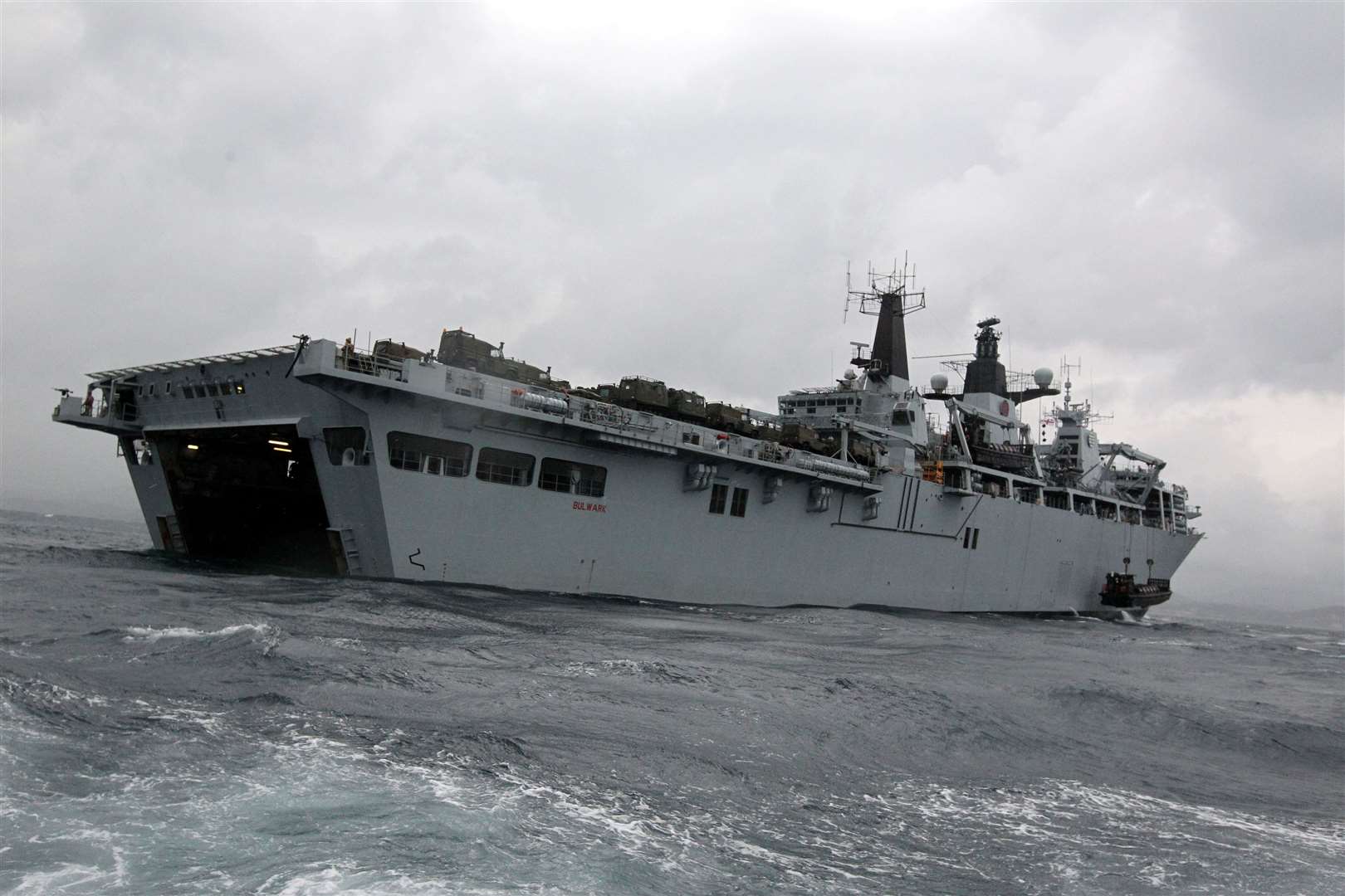 HMS Bulwark is being decommissioned (Steve Parsons/PA)