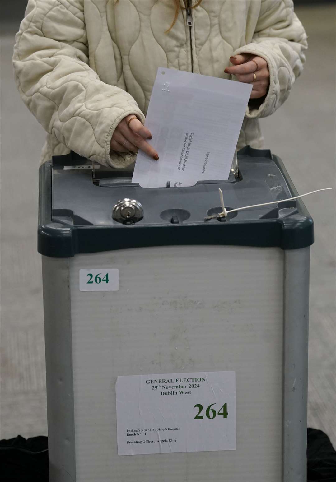 Voter turnout is expected to be a crucial factor in this General Election, with several opinion polls putting the three biggest parties within touching distance of one another (Brian Lawless/PA)