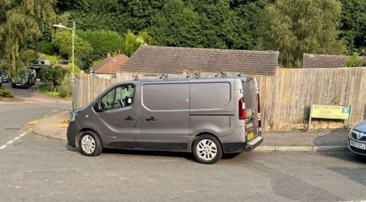 Vans and commercial vehicles are often parked on the corner of the road, in contravention of the Highway Code which says no-one should park within 32ft of a junction.