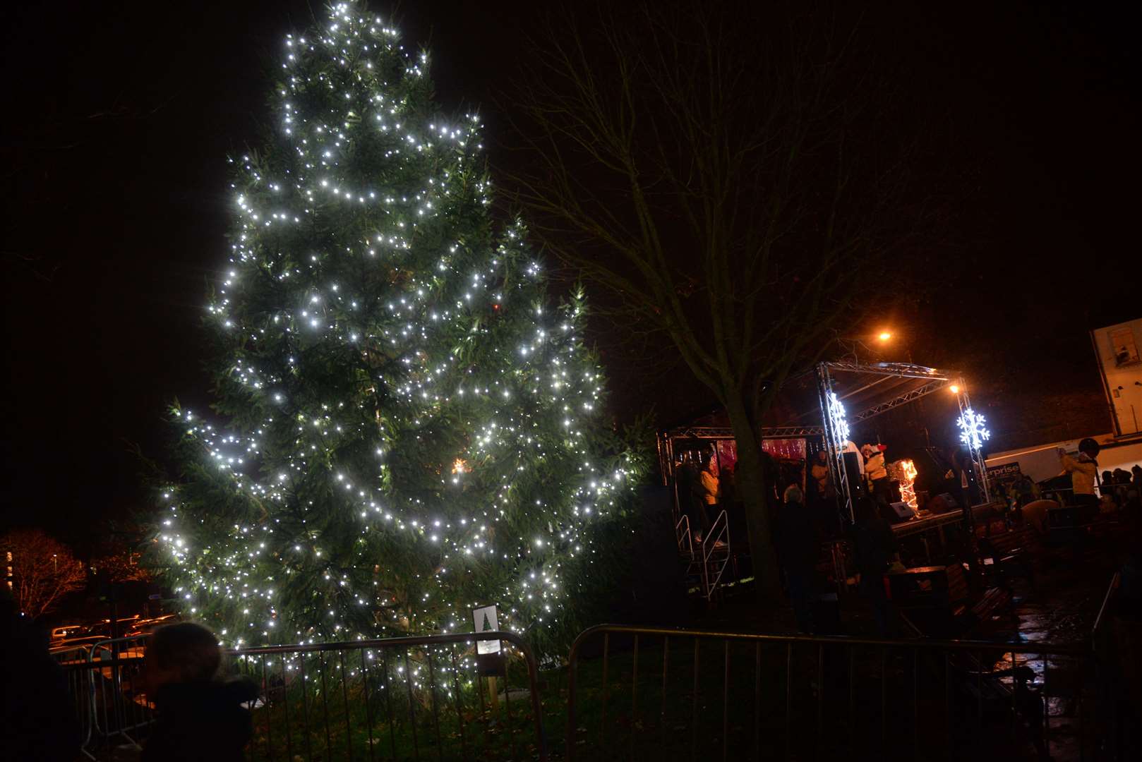 The Christmas lights in Rochester. Picture: Chris Davey