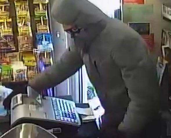 One man entered the shop and stole the till. Picture: Kent Police