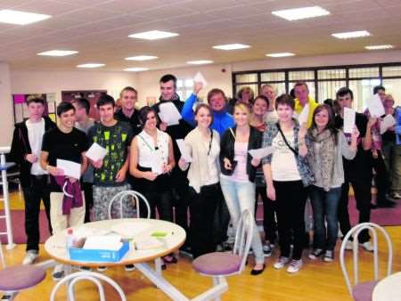 Herne Bay High pupils celebrate A-level results