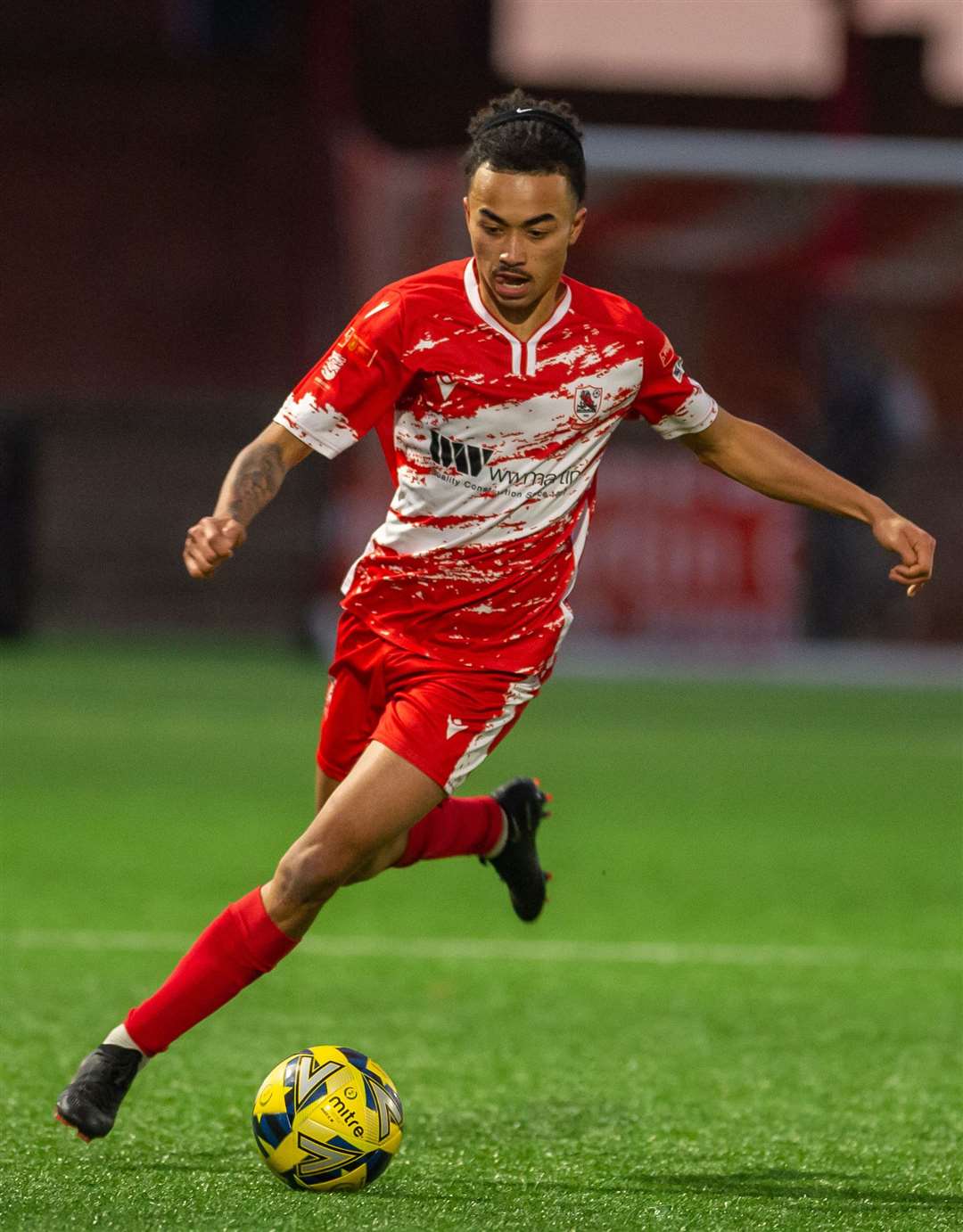 TJ Jadama scored Ramsgate's late equaliser at Chichester on Tuesday night. Picture: Ian Scammell