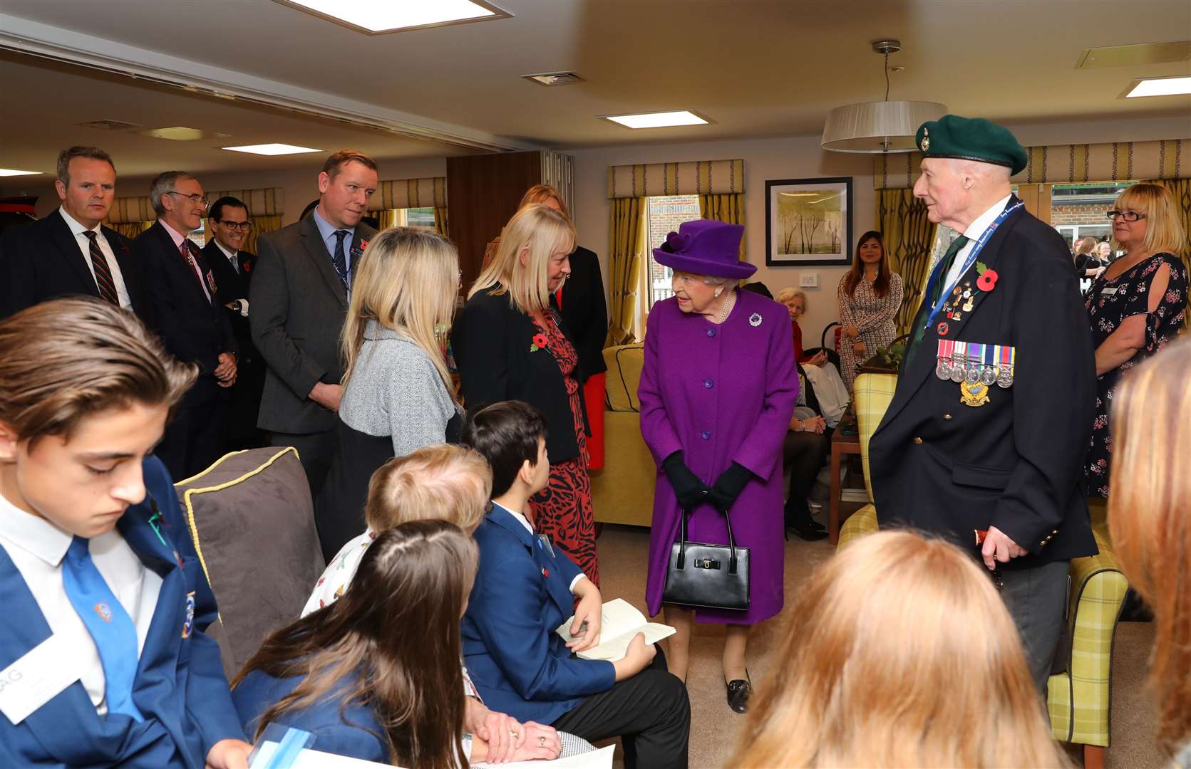 The Queen visits RBLI in Aylesford ahead of Remembrance Day