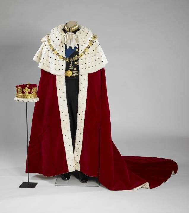 The Coronation Robe and Coronet worn by Philip (Royal Collection Trust/Her Majesty Queen Elizabeth II 2021/PA)