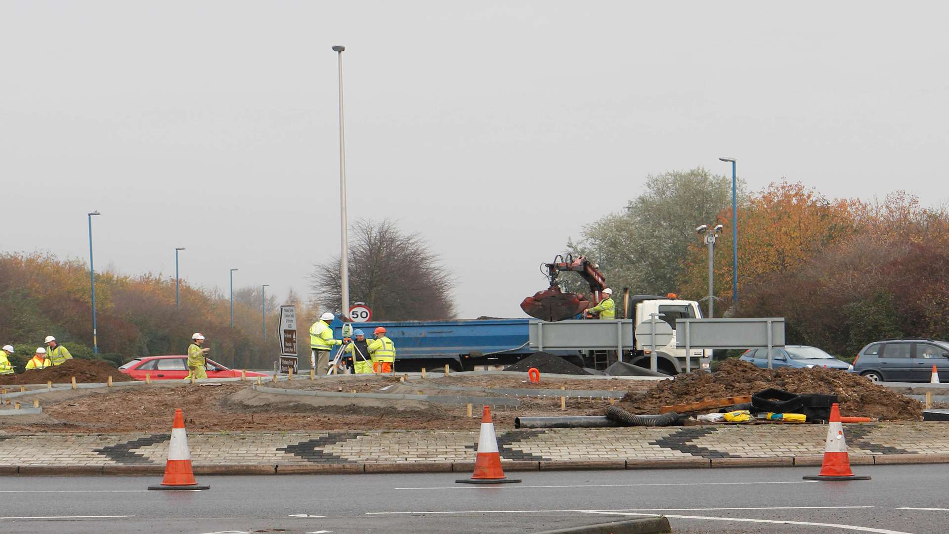 A Japanese garden will be created in the middle of the roundabout