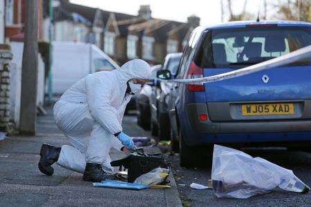 Police cordon off Windmill Street in Gillingham after a man was stabbed.